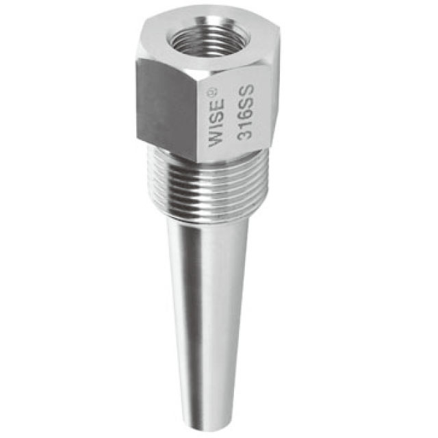 Bar stock thermowell with thread connection_A600 series