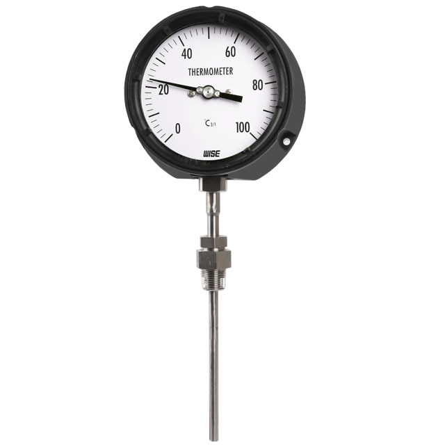 Safety pattern type direct reading thermometer solid-front turret style thermoplastic case_T359