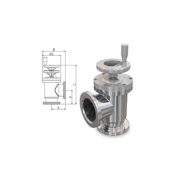 Manual ISO-K Angle valve