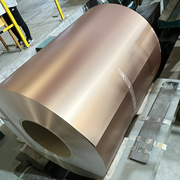 Color aluminum coil