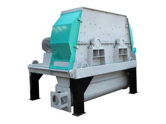 Double shaft hammer mill