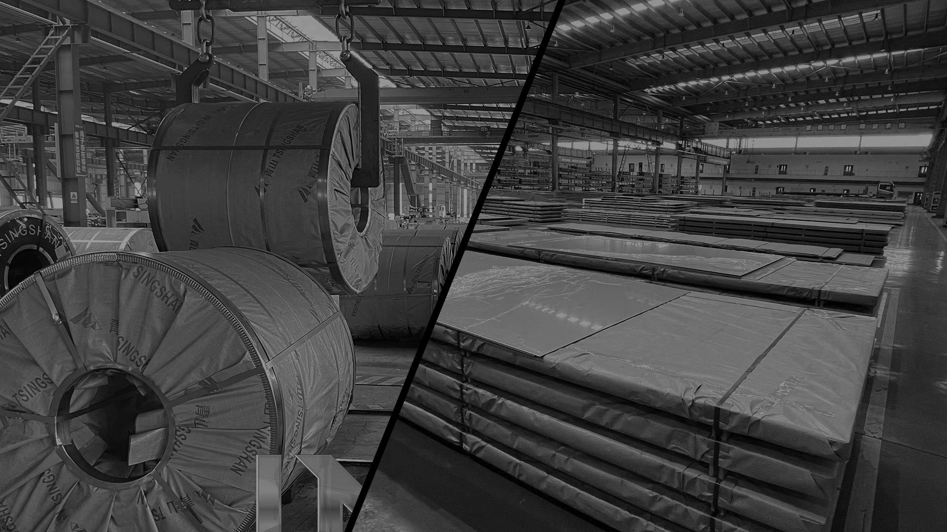 Stainless steel coils and plates