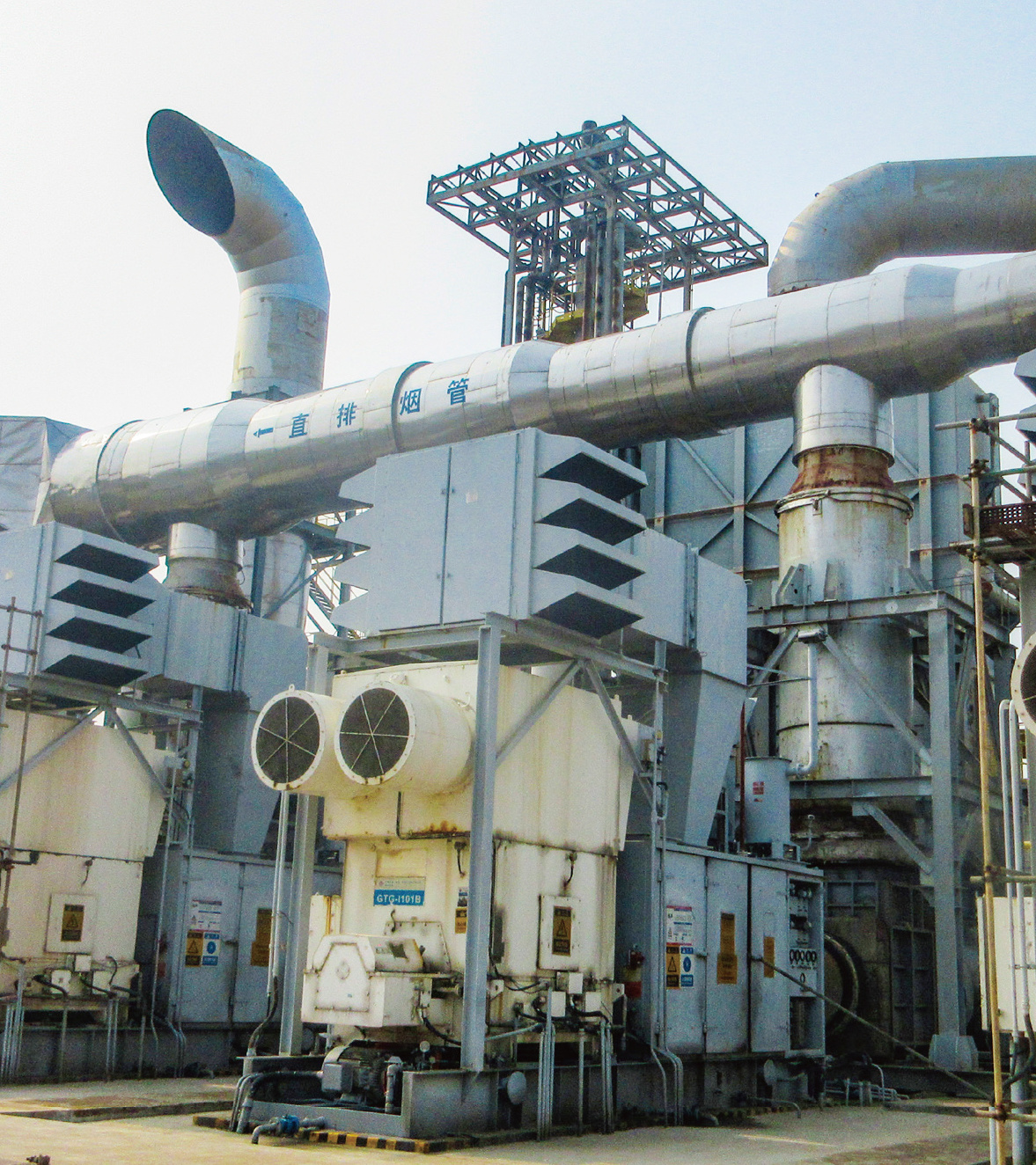 Weizhou end point plant Typhoon73 and UGT6000 gas turbine gas turbine unit low carbon emission SCR denitrification project