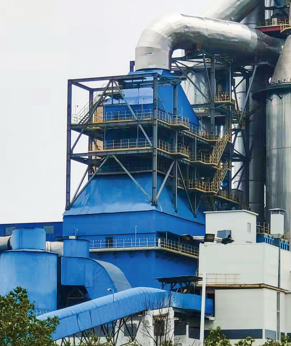 Sinoma Zhuzhou Cement Co., Ltd. 5000t/d cement clinker production line kiln tail gas dust and nitrate integration