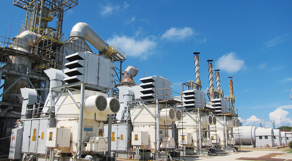 Exhaust gas ultra-low emission solution of gas turbine