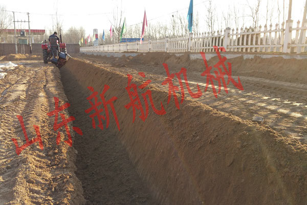 Effect picture of burying rattan machine