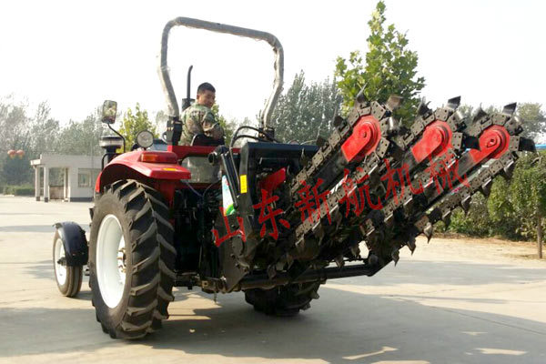 Three-ditch Chain Trench Opener