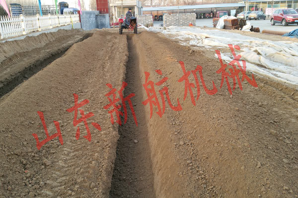 Effect picture of burying rattan machine
