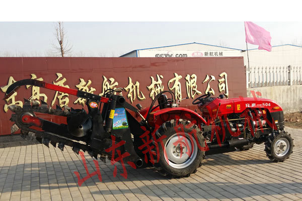 Special Trenching Machine for Greenhouse