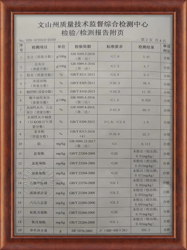 檢測報告