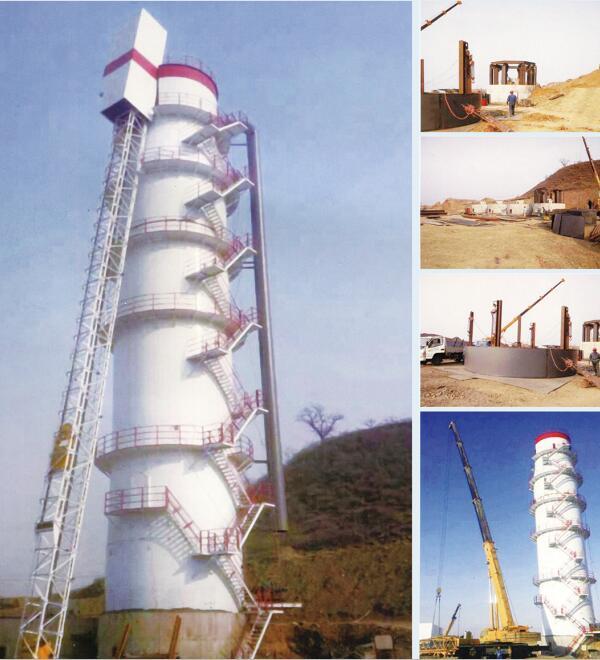 Zibo 400T environmental protection and energy-saving lime kiln Zibo 400T environmental protection and energy-saving lime kiln