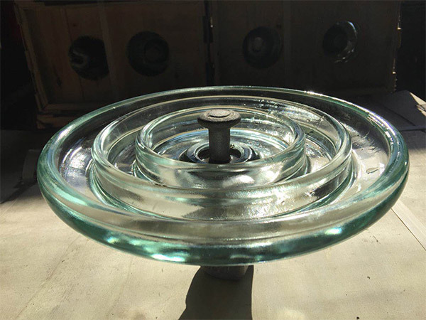 Toughened glass insulator