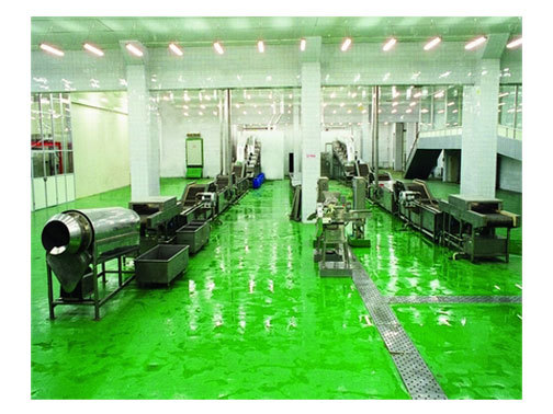 Fruit and vegetable processing pretreatment line