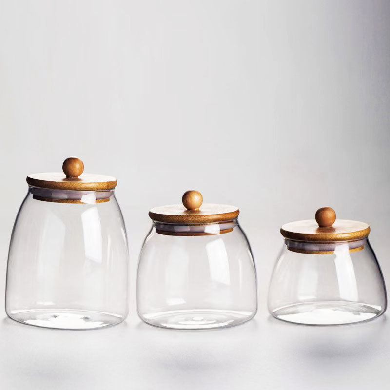 High Borosilicate Vacuum Seal Food Glass Storage Jar