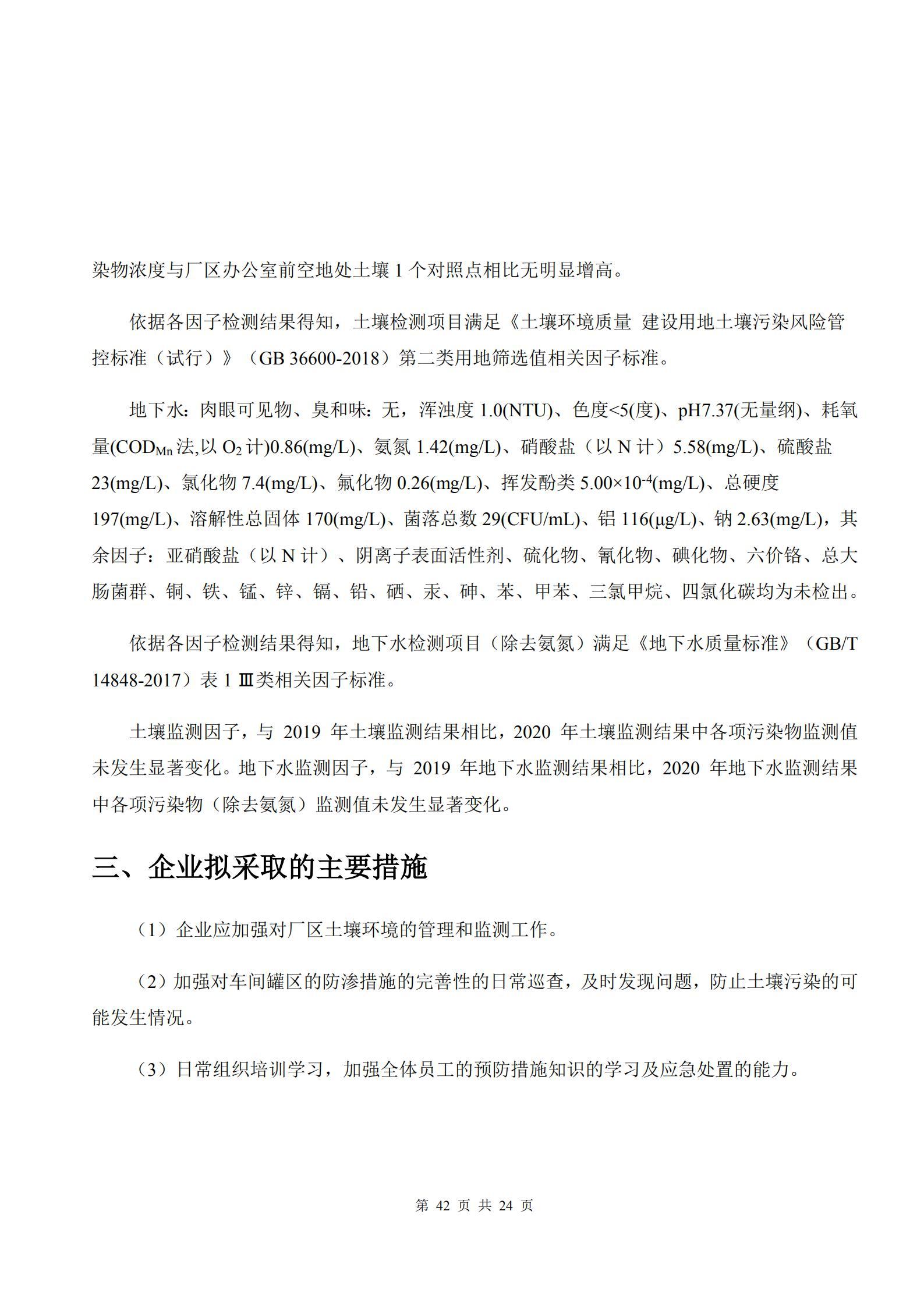 河南牧翔動物藥業有限公司土壤及地下水自行監測分析報告