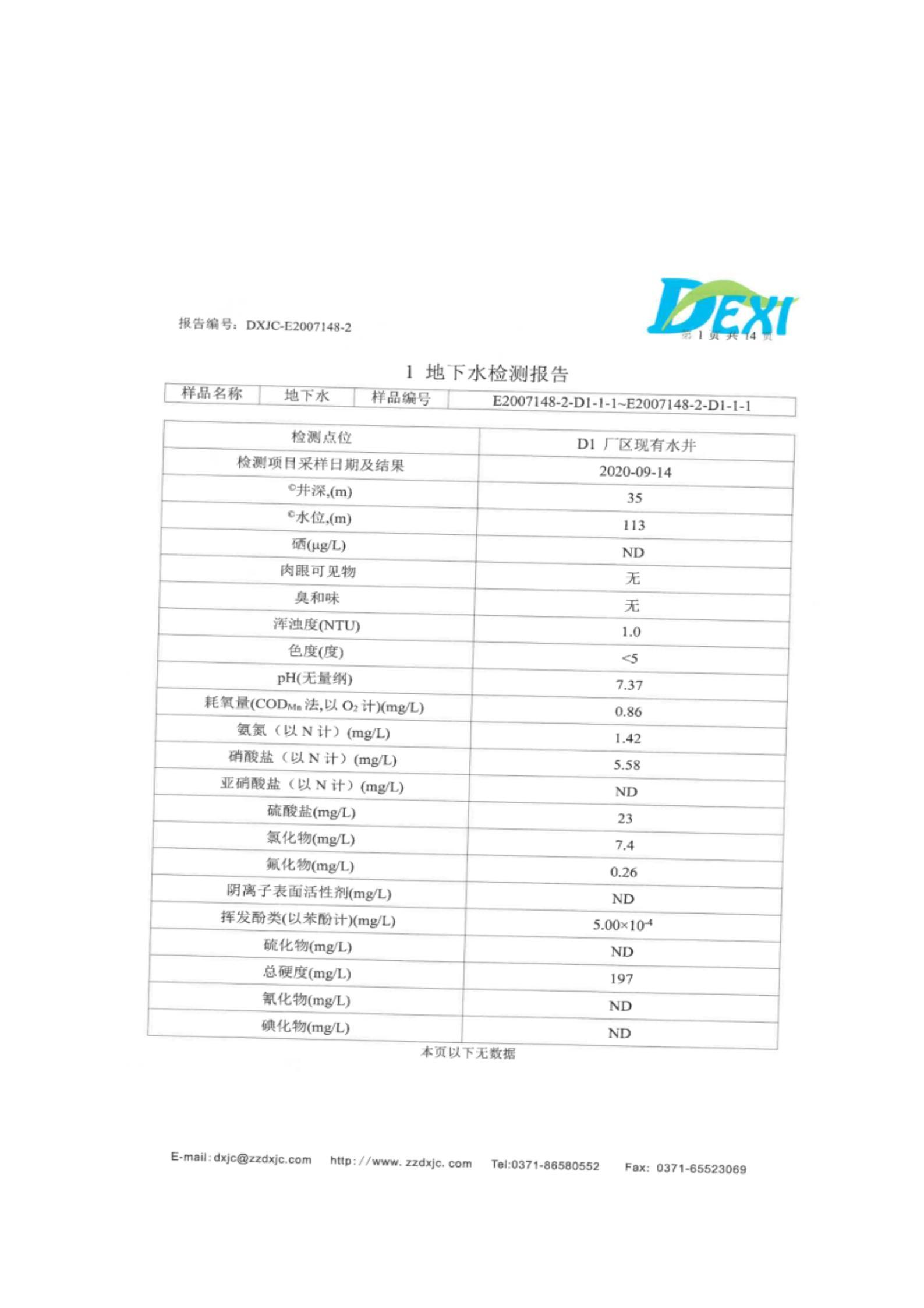 河南牧翔動物藥業有限公司土壤及地下水自行監測分析報告