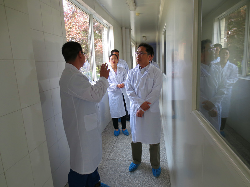 河南省科學技術廳領導一行蒞臨牧翔藥業指導工作