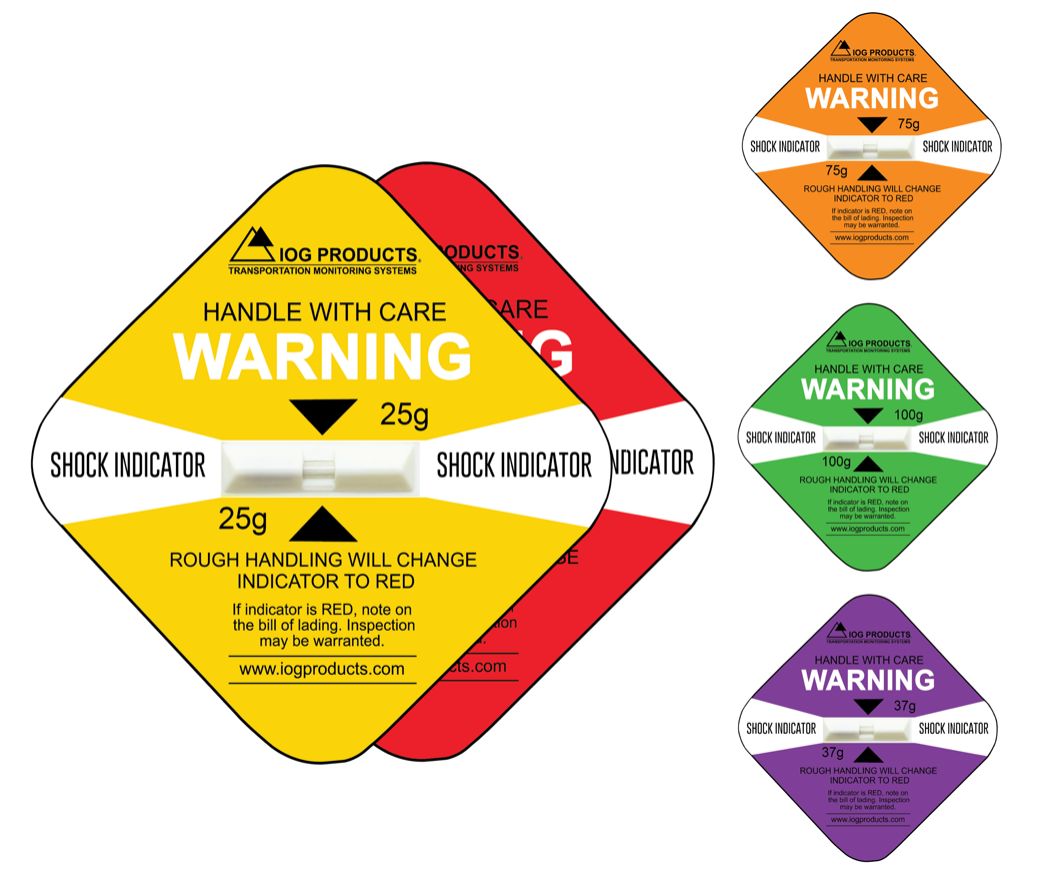 美國(guó)IOG Shock Indicator Label 沖擊指示標(biāo)簽