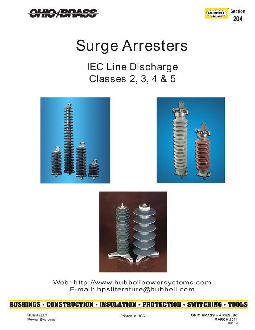 Ohio Brass IEEE  Arrester