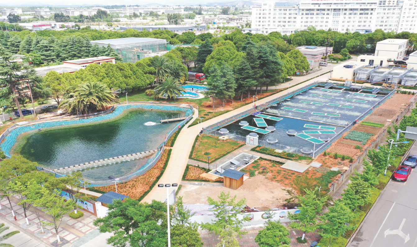 晋宁区中河旁路组合式流化床微纳米分子筛河道治理试验示范工程