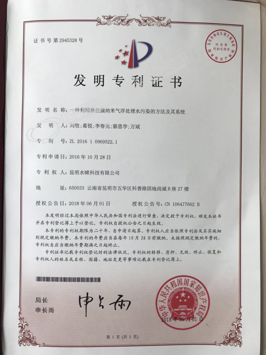 一种利用原位微纳米气浮处理水污染的方法及其系统