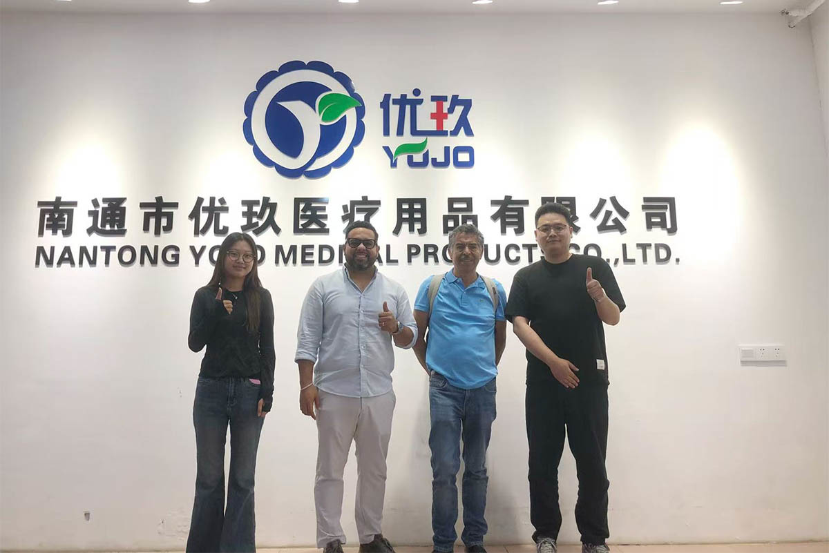 Foreign customers visiting