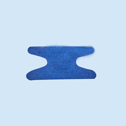 Blue metal detectable wound dressing elastic cloth/76x38mm