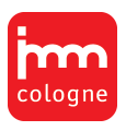 We'll meet at the IMM Cologne.