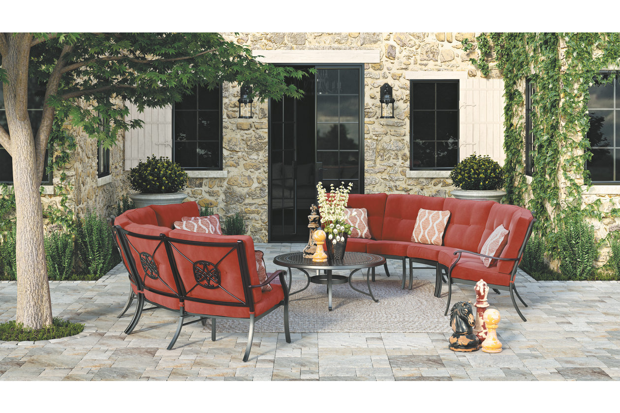 456 Curved sofa set