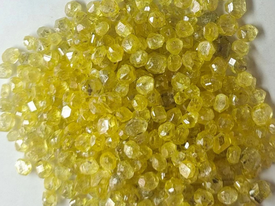宝石级金刚石-黄色毛坯