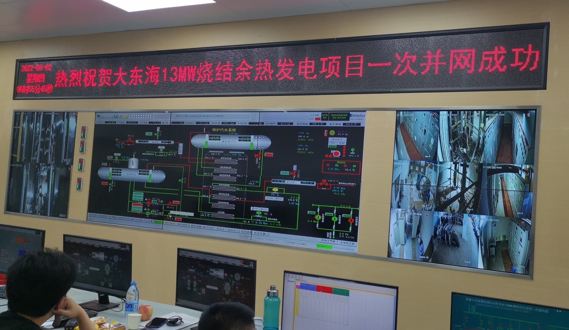 熱烈祝賀福建大東海13MW燒結余熱發(fā)電項目一次并網(wǎng)成功