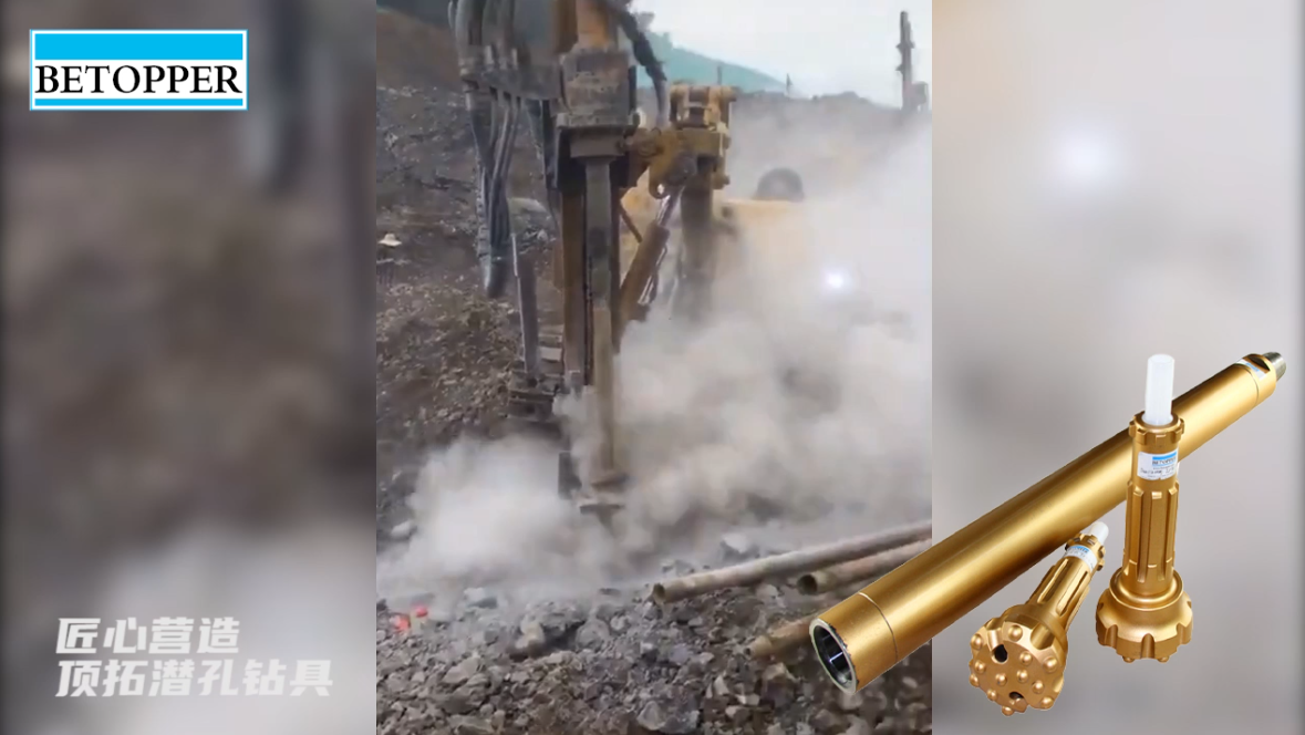 Application of hand-held rock drill in tunnel of Dingtuo Group 3