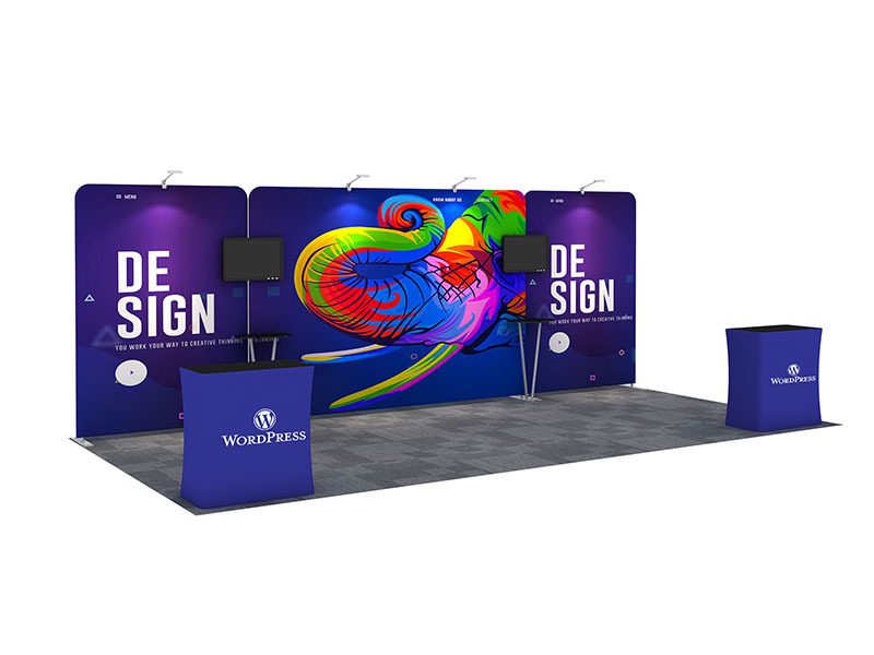 10x20ft Custom Trade Show Booth 3x6-04