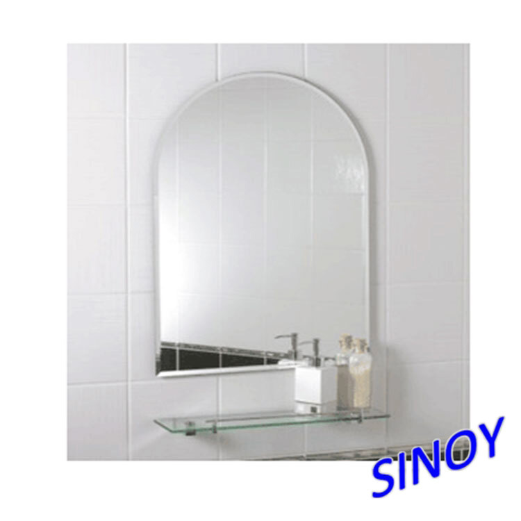 Wall mounted bathroom mirror in different shapes