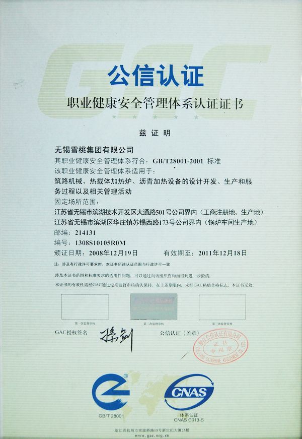 Сертификат сертификата профессиональной системы здравоохранения и безопасности
