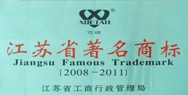 Famous Trademark in Jiangsu Province