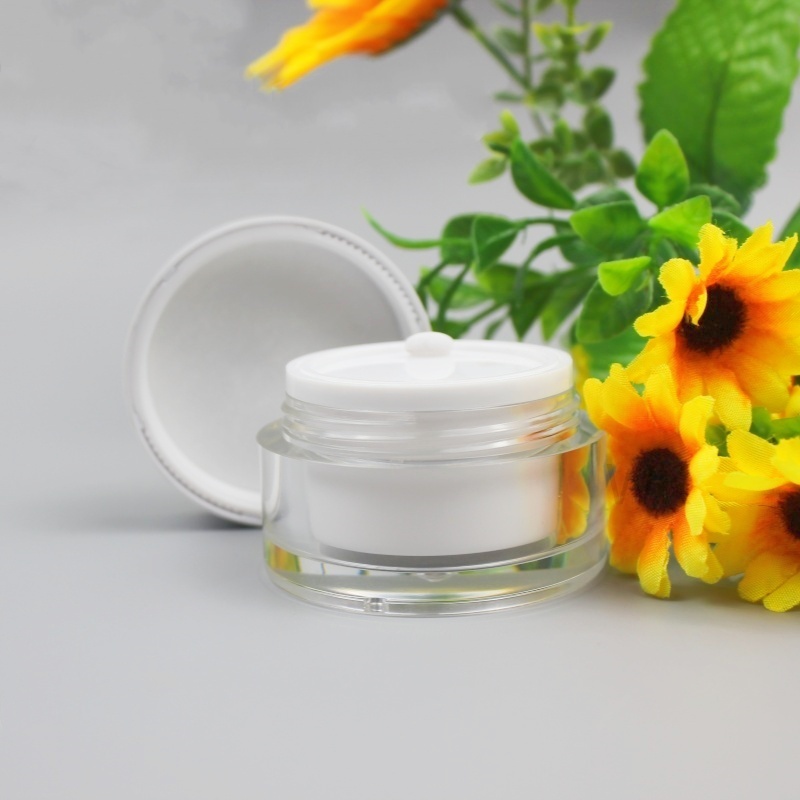 1oz 2oz 20g 50g 250g 8oz Plastic Bottles Cosmetic Container Packaging Empty Plastic Cosmetic Jar With Rose Gold Lid