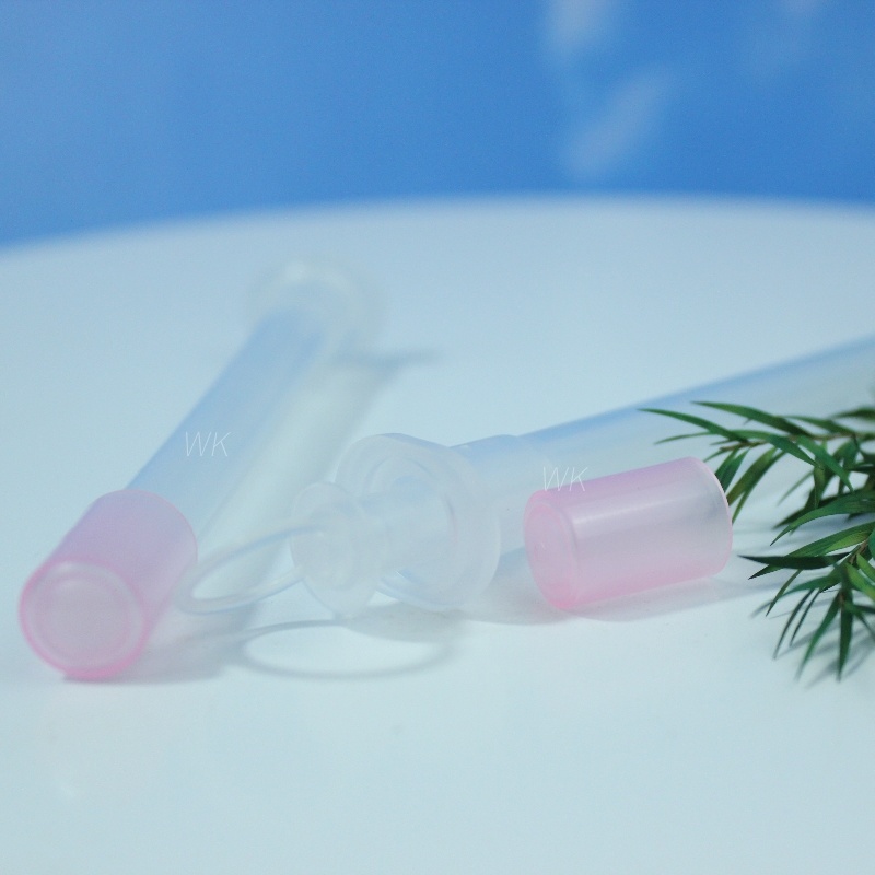 Disposable drug dispenser outlet 9mm injection device transparent pp booster pull ring gel tube