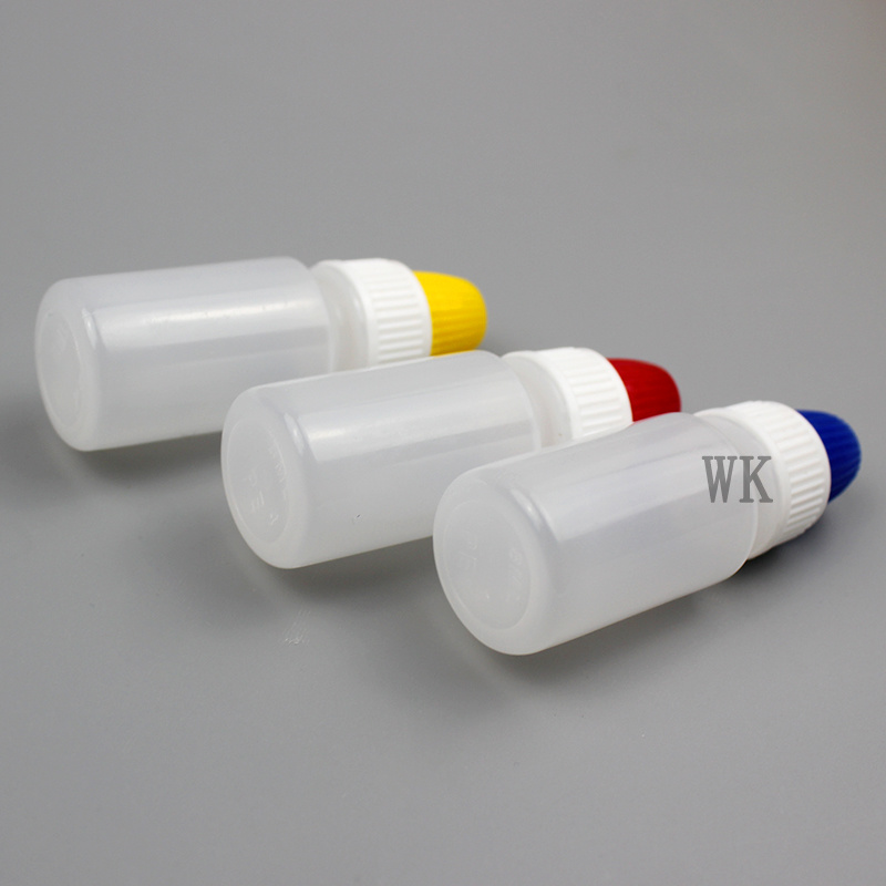 Factory Supply 8ml White LDPE Plastic Dropper Bottle Eye Liquid Bottle with Sharp Spout