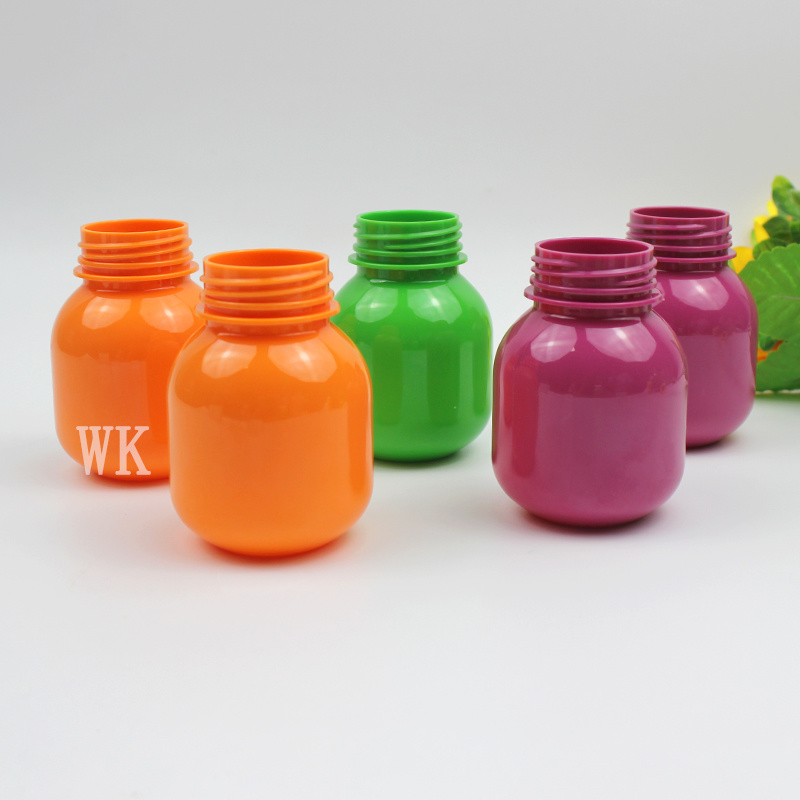 100ml Food Grade Food Health Packaging Calcium Tablet Ramune Candy Tablet Bottle Powder Vitamin Supplement Bottle