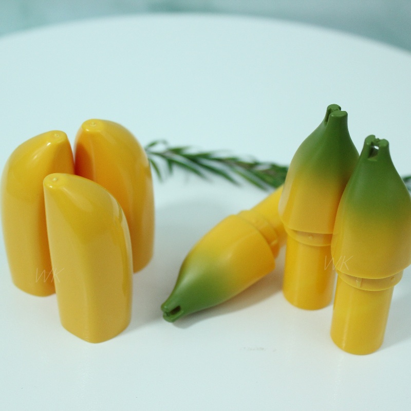 Cosmetics lipstick rotating tube deodorant sunscreen container banana stick lipstick package