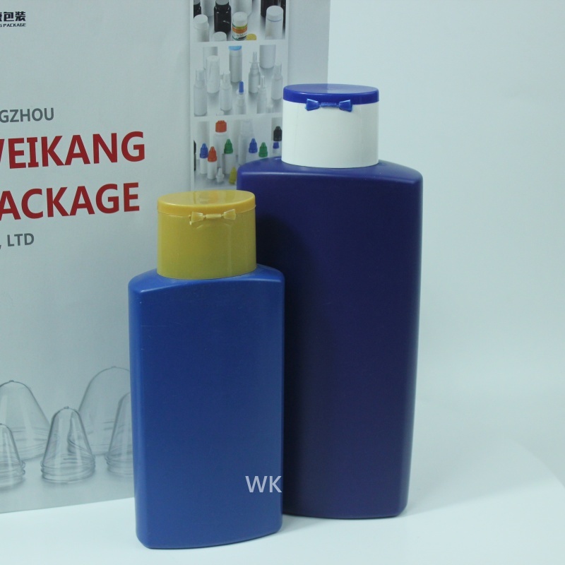HOT 200ml 400ml Empty Plastic Shampoo Lotion Bottle HDPE Refillable Body Cream Bottle