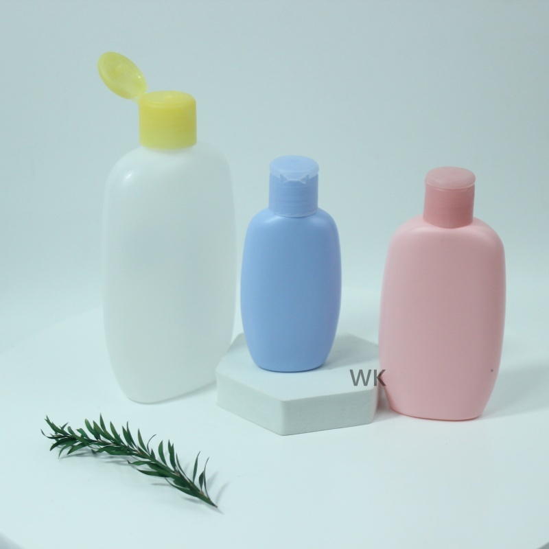 Factory Direct Sales Various Styles HDPE Plastic Lotion Conditioner Shampoo Bottle with Flip Cap
