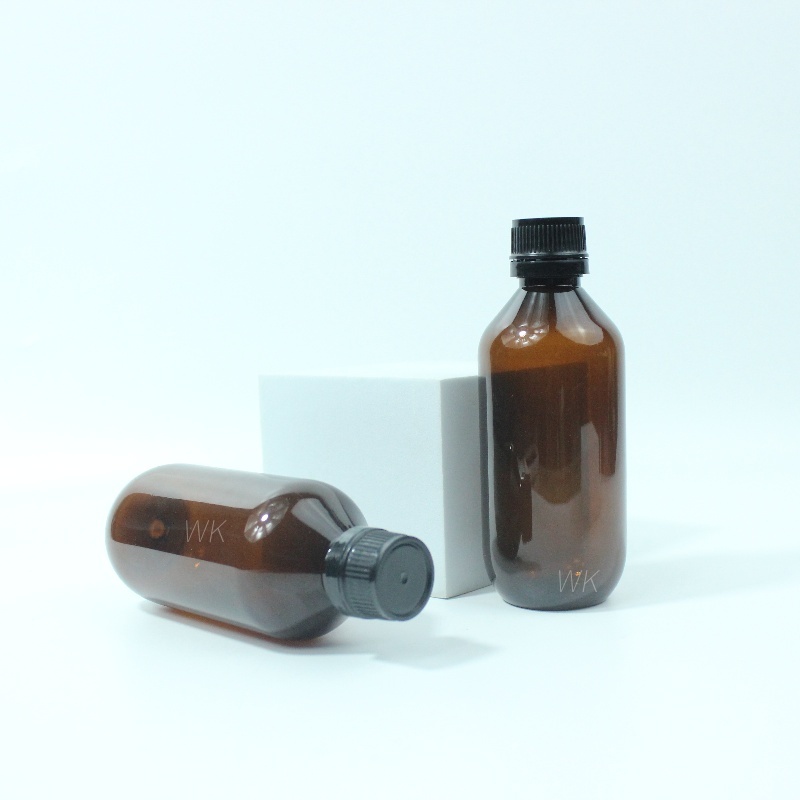 200ml oral liquid food grade plastic cough syrup bottle
