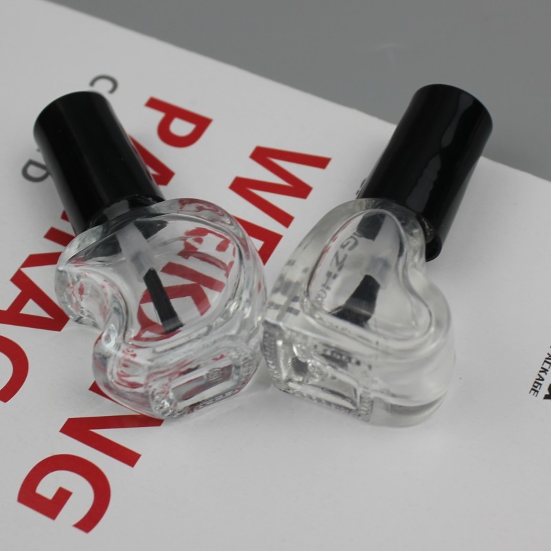 Customized transparent glass bottle color optional 3ml4ml5ml10ml nail brush oil bottle