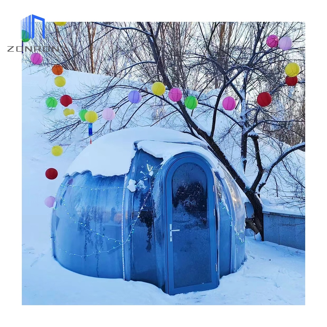 Zonron Fashion Design Bubble Star Glass Dome House Event Party Tent Pc Dome Hotel Polycarbonate Dome Tent Bubble Sunroom