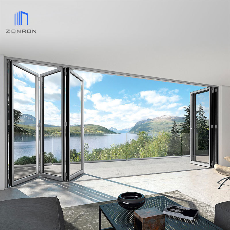 Zonron Custom Modern Design Aluminum Alloy Folding Door