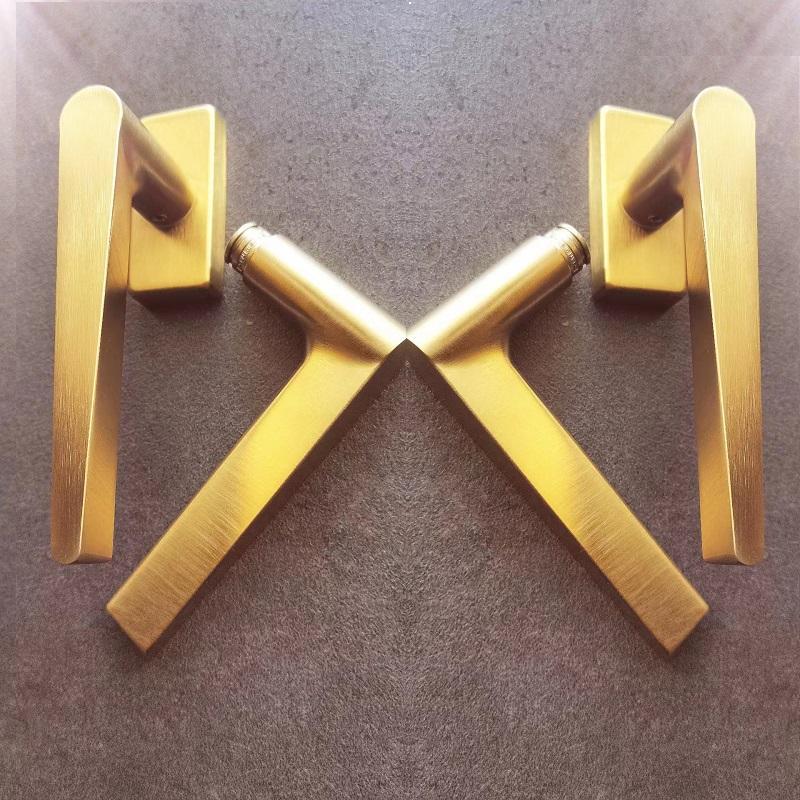 ZONRON high end fair price top quality window handle hotel villa curtain wall facade door handle accessories