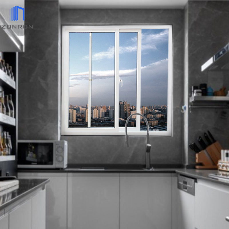 Zonron European Fashion Design high energy Double glass Aluminum Windows for house silding window