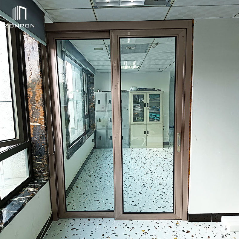 Zonron Thermal Break Aluminum Interior Sliding Glass Doors for home
